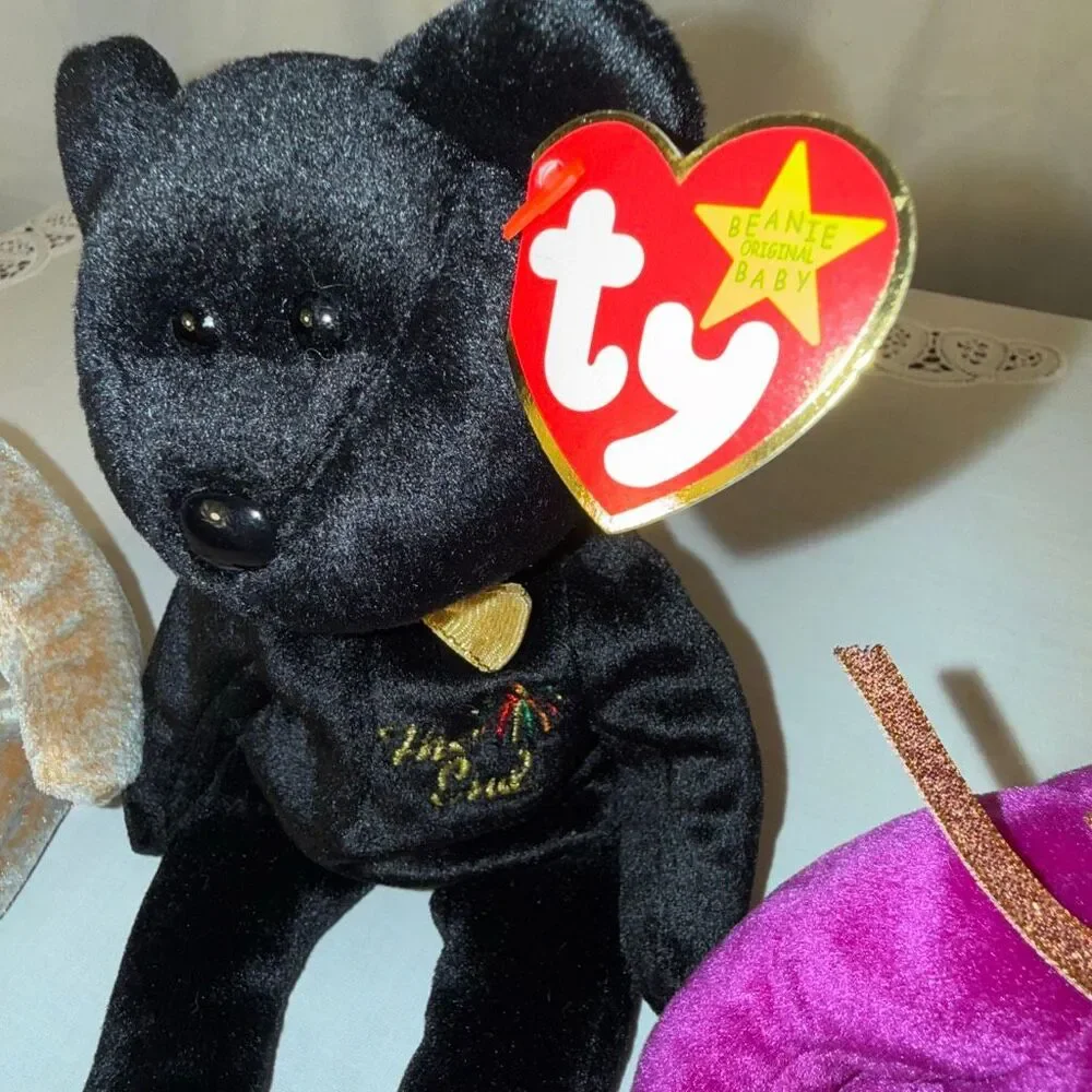 Ty Beanie Babies Lot The End Millennium “Millenium” Error Tag & Signature 1999 B